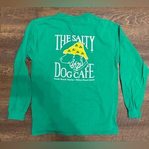 Salty Dog Cafe Long Sleeve T-Shirt, Medium St. Patty’s Green